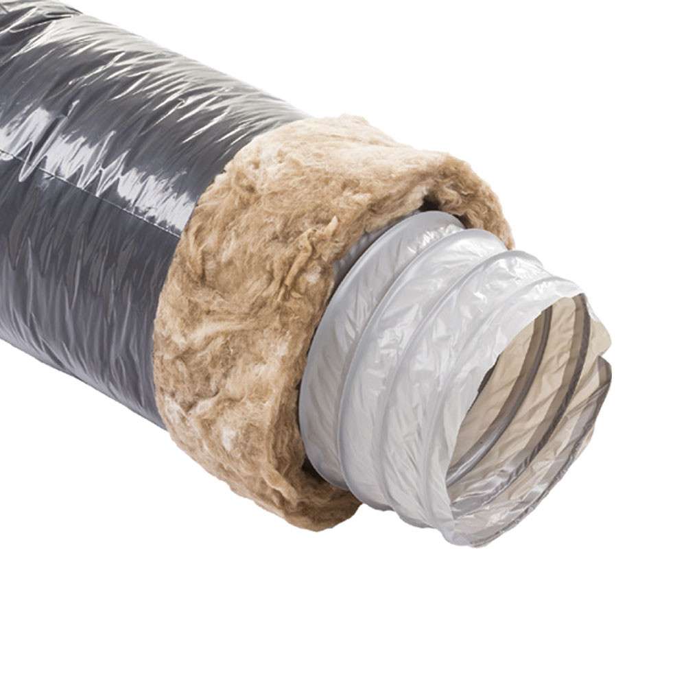 Gaine ventilation et extraction PVC semi rigide raccordement hotte 125