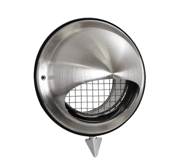 Grille de ventilation rectangulaire en inox blanc - Insufflation - 200 x  100 mm